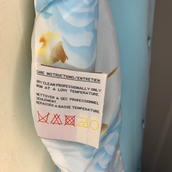 Ellabee Blue Spring Coat MED - Picture 9 of 11